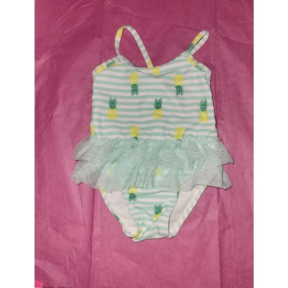 Swimsuit 6-9 months pineapples